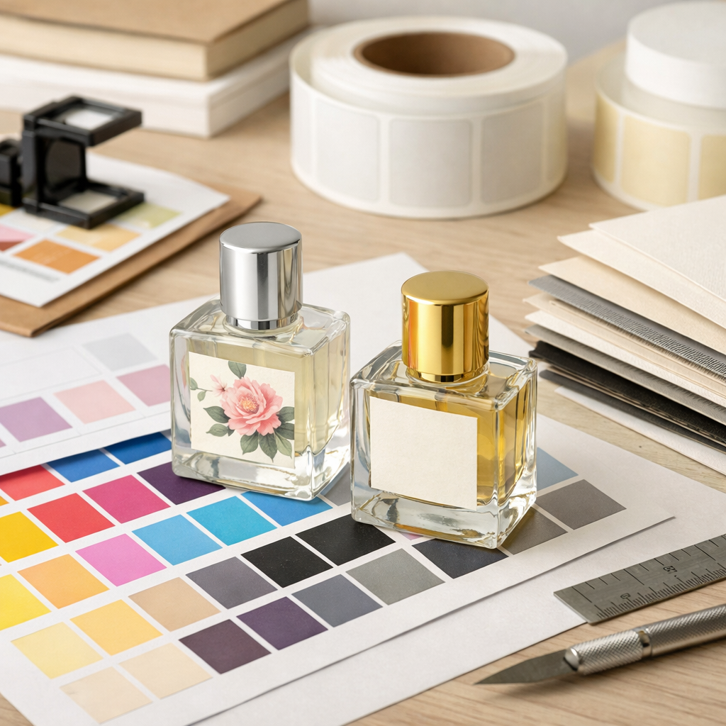 향수 라벨 제작
